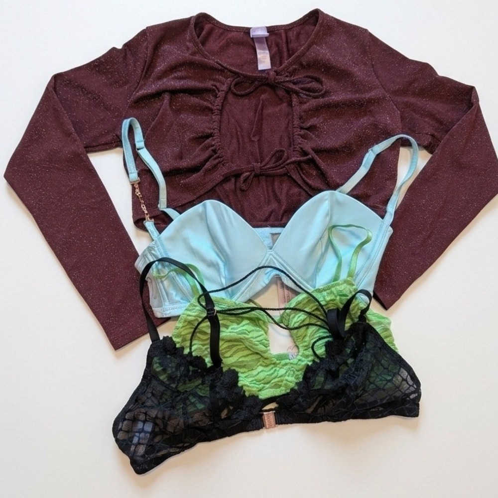 Savage Fenty Bra Top Bundle Lot of of 4 size L/XL